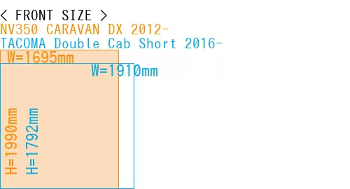 #NV350 CARAVAN DX 2012- + TACOMA Double Cab Short 2016-